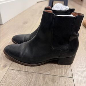 Frye Black Leather Chelsea Boots